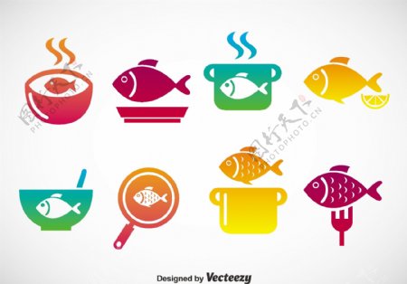 鱼料理图标