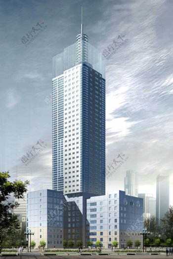福建大厦建筑设计分层套图PSD0020