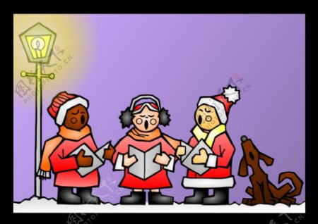 圣诞节合唱团