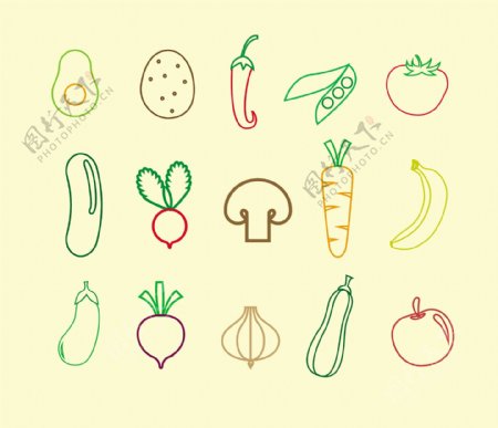线性蔬菜