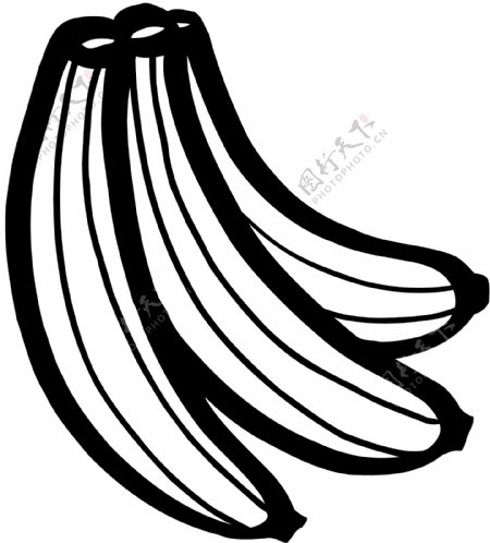 香蕉水果矢量素材EPS格式0097