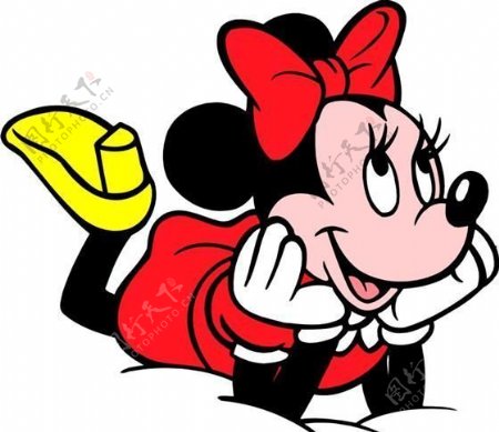 米奇米老鼠女朋友迪斯尼卡通人物矢量素材ai格式16