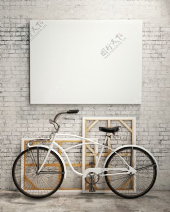 卡通自行车饰品图片