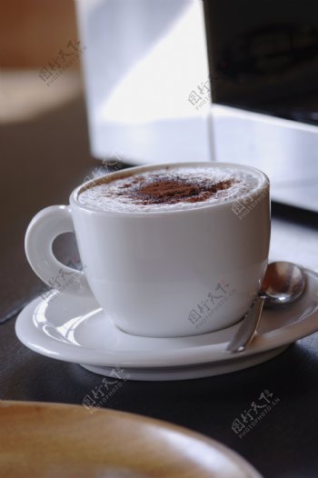 一杯蔗糖咖啡图片