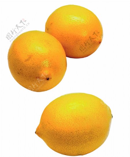 三个柠檬图片