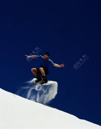 滑雪人物摄影图片