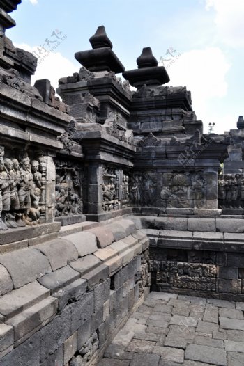 古老的婆罗浮屠寺庙