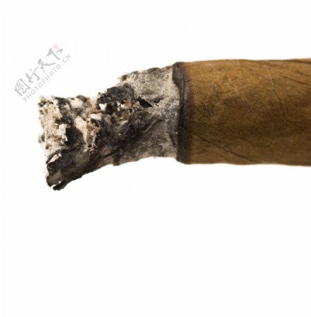 燃烧的雪茄图片
