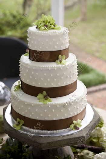 素雅婚礼蛋糕图片