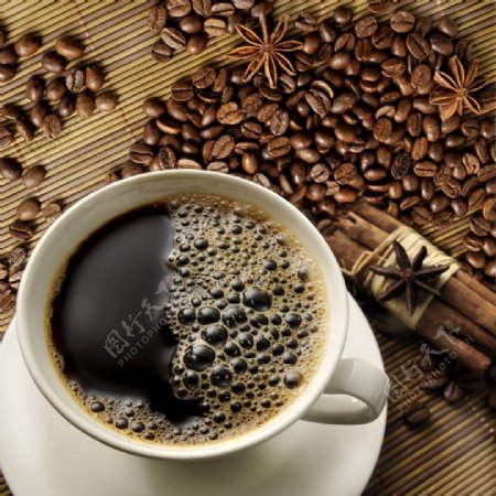 美味的咖啡豆高清图片