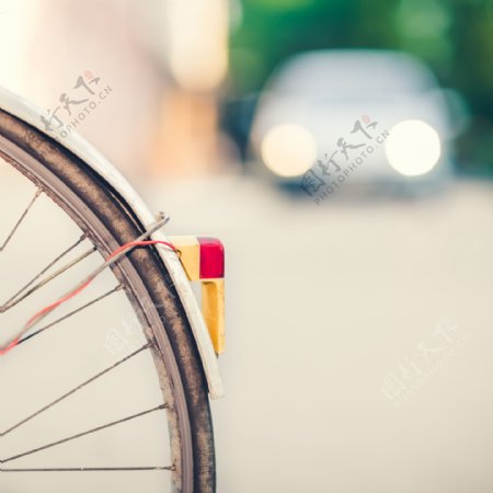 自行车轮背景