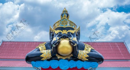 泰国寺庙雕塑图片