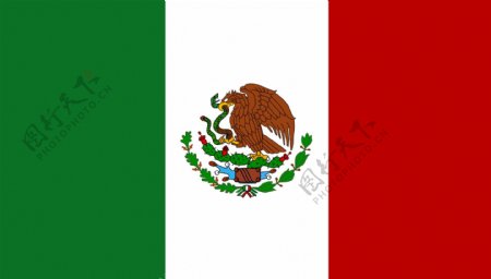 墨西哥国旗高清大图