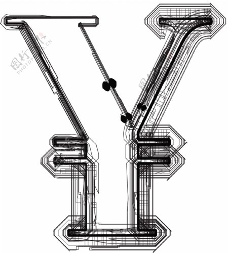 技术字体符号