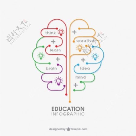教育信息图表