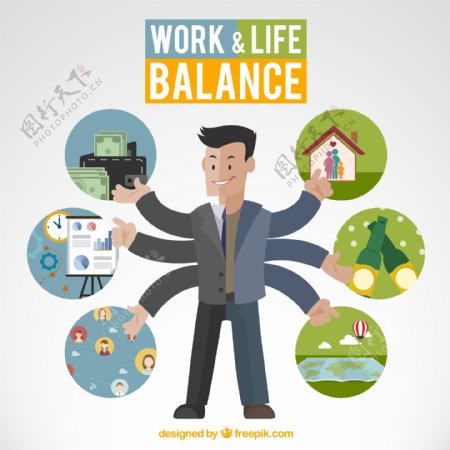工作和生活平衡插图