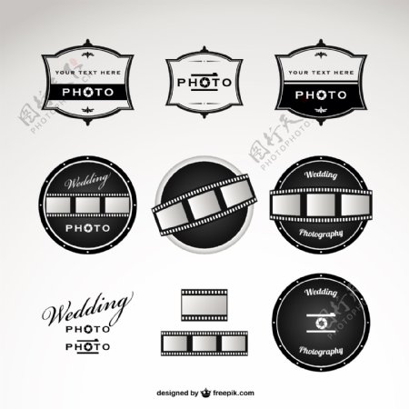 婚纱摄影标识模板
