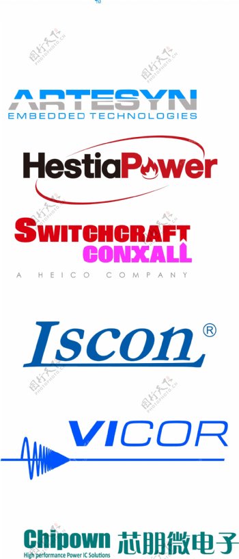 一些电子企业的logo