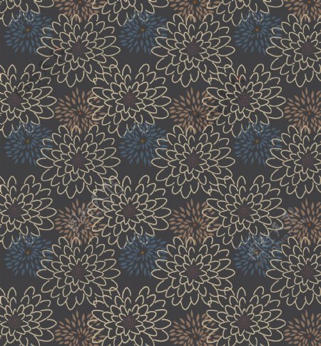 菊花地毯图片