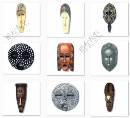 非洲面具工艺品