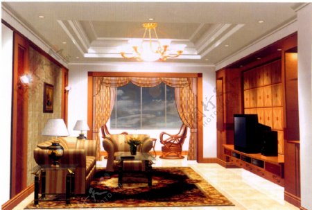 客厅室内装饰设计效果图