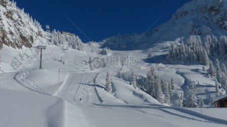 蒂罗尔的滑雪跑道