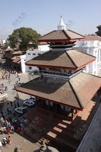 尼泊尔古老的庙