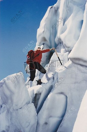 登山冰川山高山瑞士高速梦幻的一天自然冰