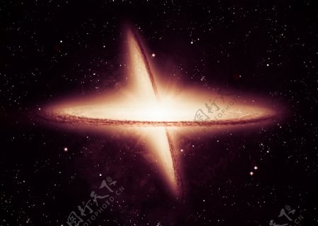 发光的天体星系图片