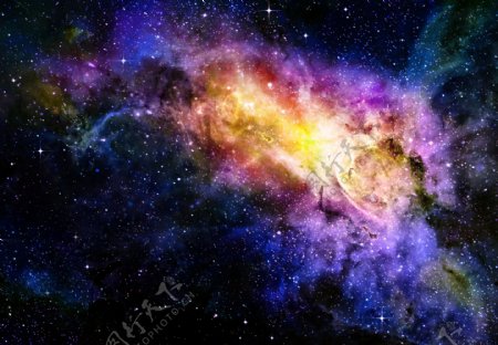 宇宙中的星空图片