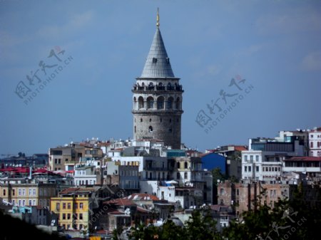 土耳其伊斯坦尖塔图片