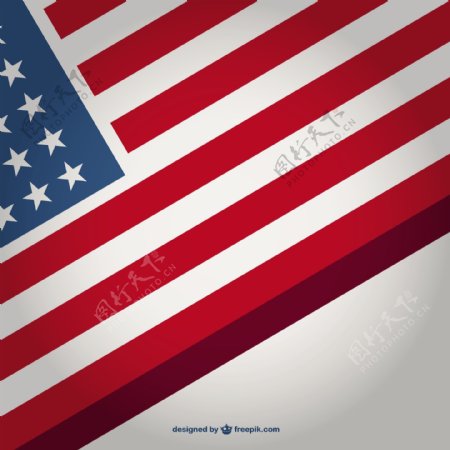 美国国旗的背景