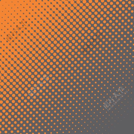 橙色和黑色的背景与网点