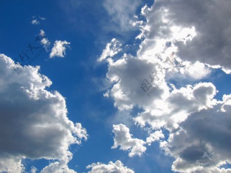 蓝天云朵摄影