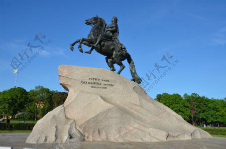 俄罗斯青铜骑士图片