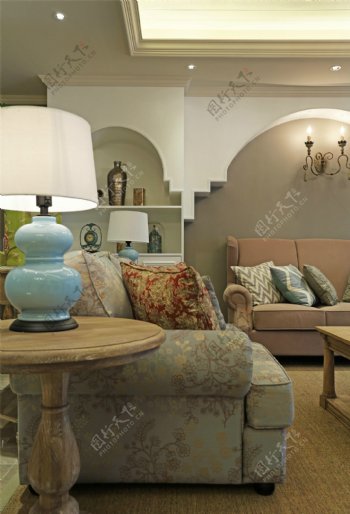 美式客厅沙发设计图