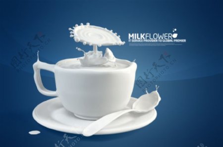 牛奶杯创意