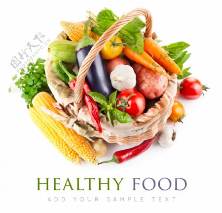 蔬菜食物广告背景图片