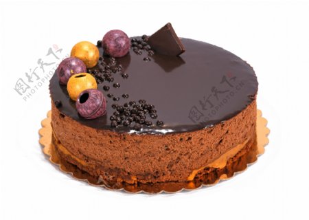 美味巧克力生日蛋糕图片