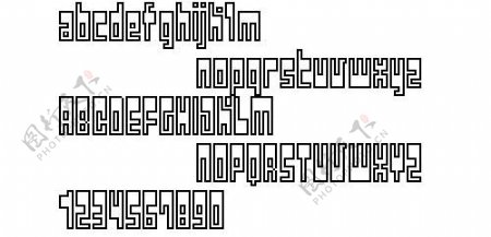 BMutopiaA23像素字体