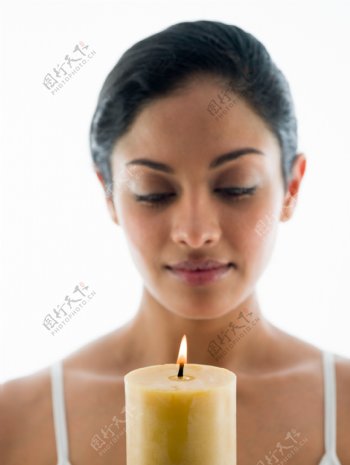 精油蜡烛香薰养生保健图片