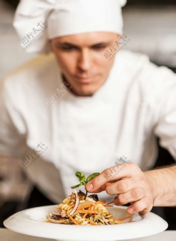 意大利面厨师图片