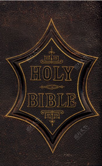 旧的皮革装订的圣经