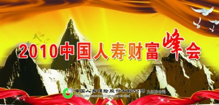 中国人寿财富峰会海报