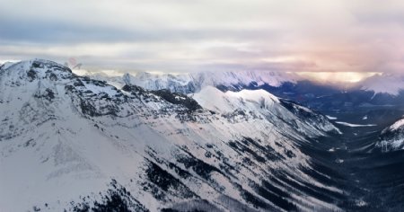 唯美雪山风景图片