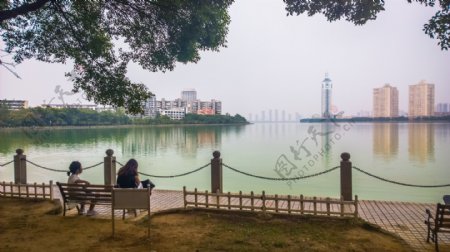 南昌青山湖景观图片