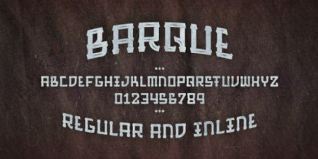 barqueinline字体