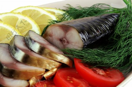 新鲜鱼肉图片