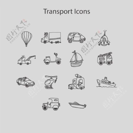 交通运输图标图片