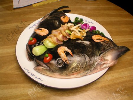 鱼头食材图片
